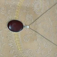 گردنی نقره عقیق