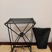 صندلی تاشو مترویی مفتولی نو آکبند