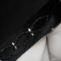روسری جواهر دوزی