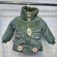 کاپشن دخترانه دستکش دار قیمت ۹۵۰