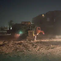 حمل خاک مل ریگ جمع‌آوری نخاله با لودر وکمپرسی