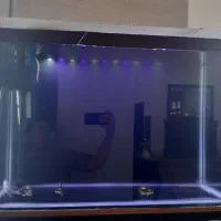 آکواریوم شیشه خم ۱۰ میل ۸۰سانتی