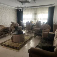 مبل استیل ۷ نفره با میز ناهار خوری