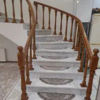 تعداد ۴۱ عدد نرده چوبی قارا آقاج