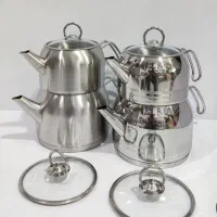 کتری قوری استیل کف چدن وارداتی
