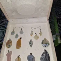 ست گردنبند و گوشواره عقیق
