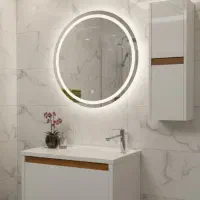 فول ست روشویی کابینتی سفید قید چوب ابعاد ۷۰*۴۰