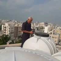 تعمیر منبع اب در محل