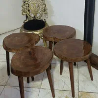 میز عسلی روستیک