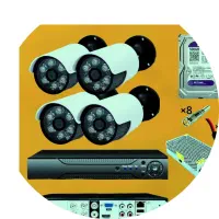 %دوربین مداربسته کامل+همراه باپک ارسالی) FOOLhd