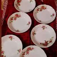 چینی گل سرخی یاماتسو ژاپن پلو و خورشت و کاسه نو