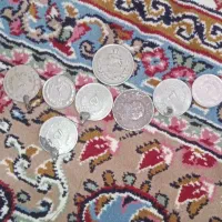 تعدادی سکه های قدیمی پهلوی و جمهوری .و خارجی