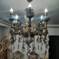 لوستر برنزی طرح فرشته
