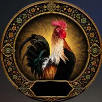 مرغ و خروس گلین جنگلی