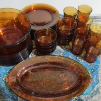 سرویس عسلی دورالکس فرانسه اصل ۵۲ پارچه