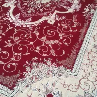 فرش ۹ متری و ۶ متری کِرِم زرشکی