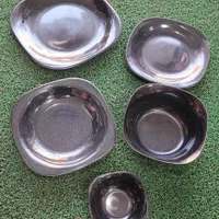 سرویس ملامین رنگ مشکی *4گوش*