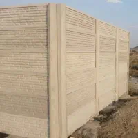 دیوار پیش ساخته بتنی طرح آجری تک رو نما