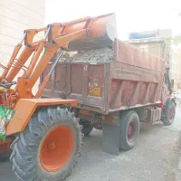 حمل نخاله و تخریب وخاکبرداری با تراکتور کمپرسی8تن