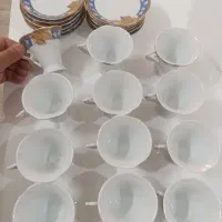 یک دست کامل ۱۲ نفره قهوه خوری