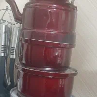 ۳عدد قابلمه کوچک و کتری روحی