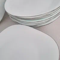 سرویس غذا خوری مربعی دینو لب نقره ای