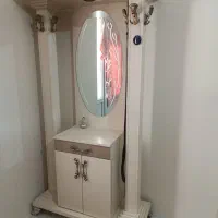 جا کفشی چوب لباسی دار