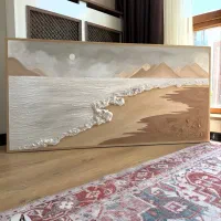 تابلو طبیعت و دریا