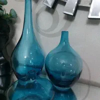 گلدان سالونگ شیشه ای