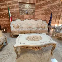 مبلمان کلاسیک نایس ورق طلا