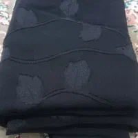 چادر مشکی حریر طرح دار طرح برگ 700هزار