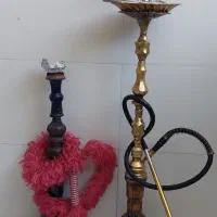 قلیان برنجی اصل با ارتفاع یک متر