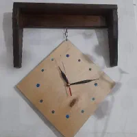 ساعت دیواری چوبی فقط ۱۵۰۰ تومن
