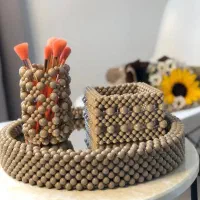 ست رو‌میزی سه تیکه مرواریدی