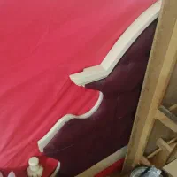 تخت خواب چوبی دونفره با تشک خواب رویال
