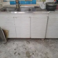 کابینت دست دوم تمیزوسالم باسینک دوقلو