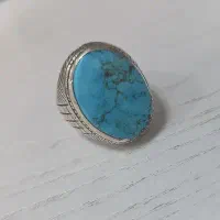 انگشتر نقره نگین فیروزه