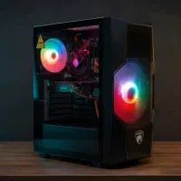 کیس گیمینگ لوکس گرین Griffin G1 دوسال گارانتی بدنه