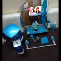 آینه وسطل وفرچه