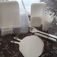 ظروف  مسافرتی شیش نفره سالم اصلا استفاده نشده