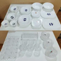 چینی زرین و آرکوپال لومینارک و کریستال جی سی سی