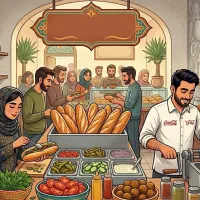 همکار خانم و آقا فلافلی بدون سابقه کار