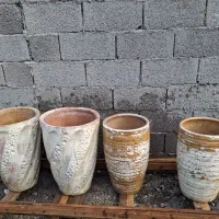 گلدان سفالی بزرگ