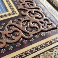 ساعت خاتم کاری نفیس اصل - صنایع دستی ترنج