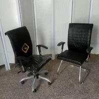 صندلی اداری مدل کرکره پایه گردان/ثابت