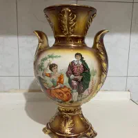گلدان ظرف قندان سینی جام قدیمی نو سالم