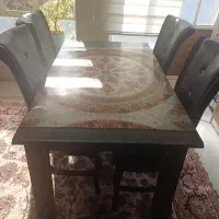 میز نهار خوری چوبی