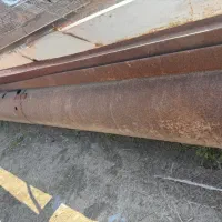 لوله آهنی قطور ۷ متری قطر بزرگ مناسب چاه