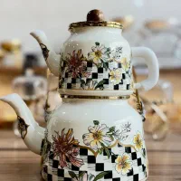 کتری و قوری لعابی