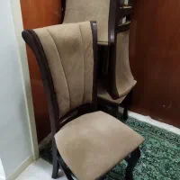 ۴ عدد صندلی چوبی